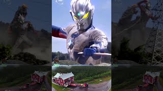 Ultraman Zero Menyelamatkan Ultraman X vs Truk Angkut Rumah DJ Go Go U Lala Bad Romance Tiktok Viral