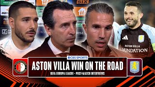 &quot;FANTASTIC Win&quot; Unai Emery on Aston Villa UEL match vs. Feyenoord ➕ Van Persie, Buendía &amp; Bizot