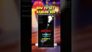 HOW TO GET RANDOM ROD IN FISCH (ROBLOX)