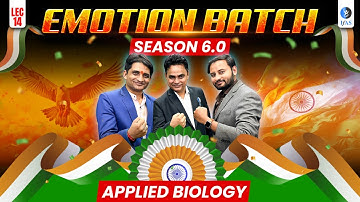 CSIR NET Applied Biology Dec 2025 | Life Science Emotion Batch Season 6.0 | Lecture 14 | IFAS