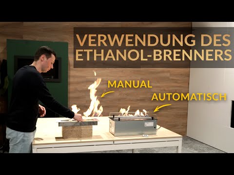 Wie funktioniert ein Ethanol-Kamin? Vergleich von manuellen und automatischen Kaminen.