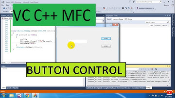 VS C++ MFC : Tutorial use Button Control in MFC C++