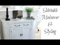 Sidetable Makeover & Styling | Painted Furniture Sidetable Makeover & Styling | Painted Furniture