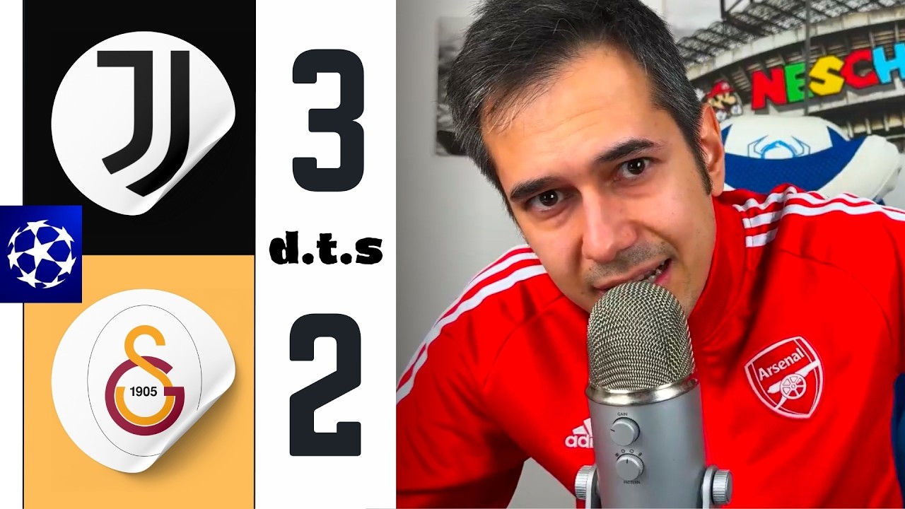 SOLO APPLAUSI‼️ JUVENTUS-GALATASARAY 3-2 dts