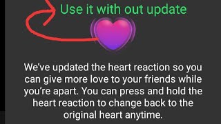 How to back the messenger react and update "love react" without update messenger app. screenshot 2