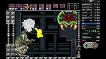 Super Metroid -- 100% Speedrun, 1:36:11