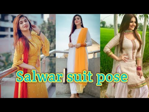 Photo poses for girls in salwar kameez/best poses in suit - YouTube