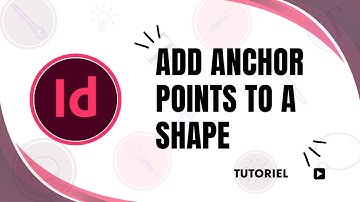 How to add anchor points to a shape in InDesign