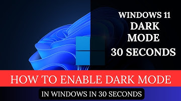 How to Enable Dark Mode in Windows in 30 Seconds