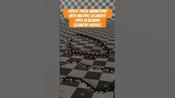 Learn how to create more advanced tracks and chains in Blender using Geo-Nodes. #b3d #satisfying