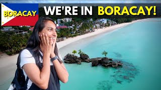First Impressions of BORACAY! Most BEAUTIFUL island IN THE WORLD!! 🇵🇭