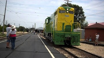 ITC 1605 meets MILW 118C at the Illinois Railway Museum in Union Il.