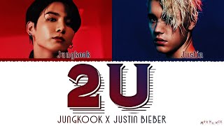 Jungkook and Justin Bieber '2U' Mashup Lyrics Resimi