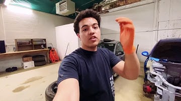 STRIPPING THE ENGINE BAY ON THE SRT4