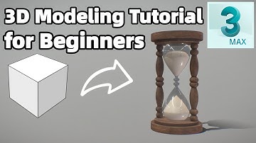 Modeling an Hourglass from a Cube in 3ds Max | Beginner 3D Modeling Tutorial