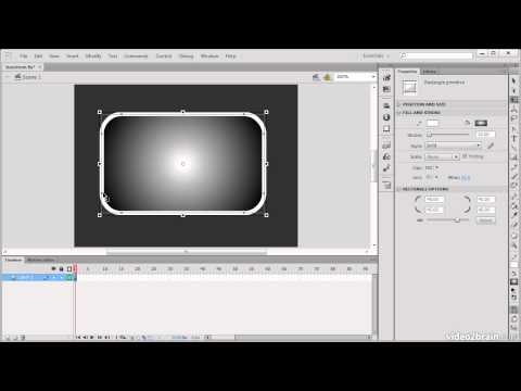 Adobe Flash CS6: The Free Transform and Gradient Tools 24 Learn ByVideo