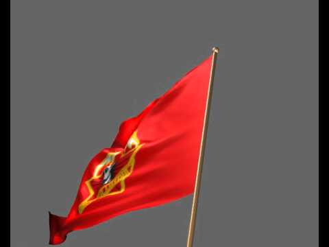 Пионерский флаг футажи для видеомонтажа - YouTube