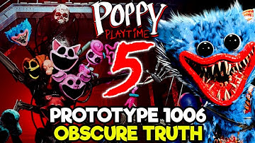 Poppy Playtime Chapter 5 - PROTOTYPE ALL OFFICIAL FEATURES REVEALED SO FAR 😃 OBSCURE TRUTH
