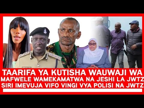 WAUWAJI WAMEKAMATWA NA JWTZ MANGE KIMAMBI ATAJA KIKOSI CHA MAFWELE KILIUWA WJTZ OCTOBER 29