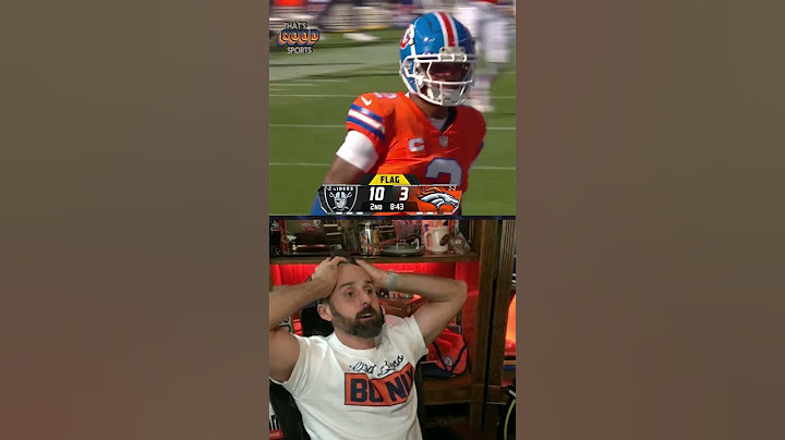 Brandon Perna Reacts to Pat Surtain's 101 Yard Pick Six