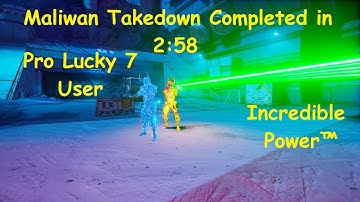 Borderlands 3 Zane World Record (Glitchless) Maliwan Takedown 2:58