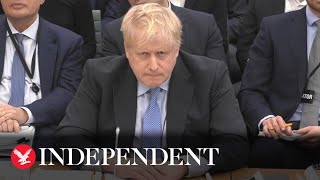 'Complete nonsense': Moment Boris Johnson loses his cool in combative Partygate hearing