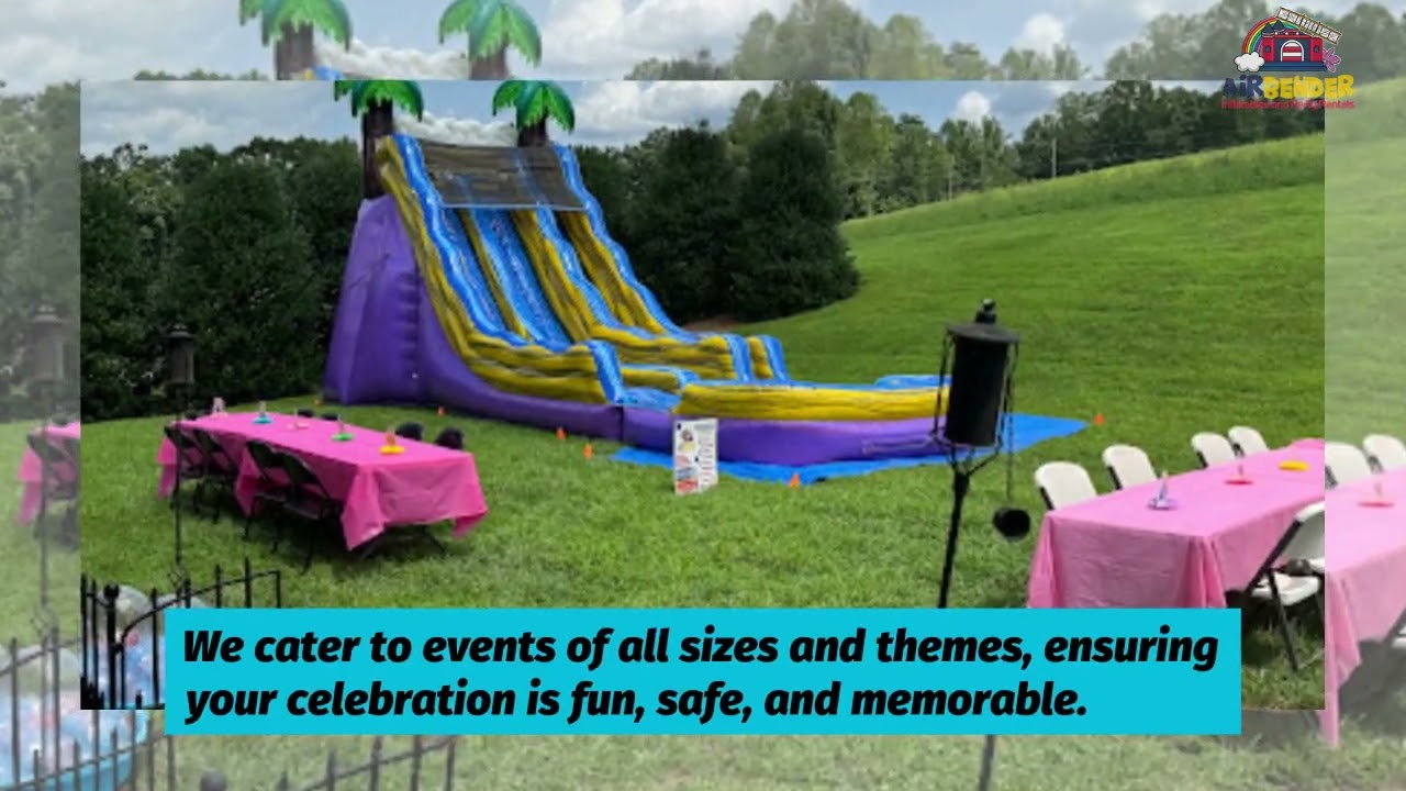 Party Equipment Rental Service in Winston-Salem NC - Airbender Inflatables and Party Rentals
