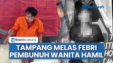 Tampang Febrianto Pembunuh Wanita Hamil di Hotel Palembang, Wajah Lebam & Kaki Lumpuh Didor Polisi