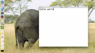 Starting HTML: Hello World on OSX