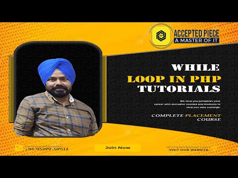 While Loop in PHP | Web Development Full Course | Chapter #5