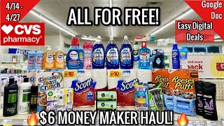 CVS Free \& Cheap Digital Coupon Deals \& Haul |4\/14 - 4\/27 l$6 Money Maker Week!| Learn CVS Couponing