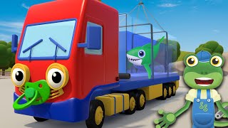 Baby Shark Baby Truck Song | Gecko's Garage | Songs For Kids Resimi