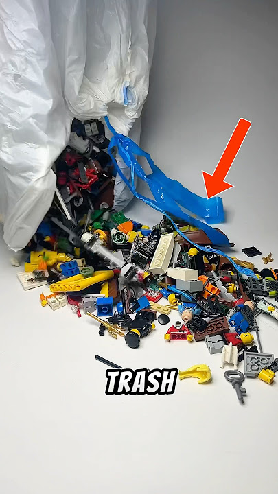 Someone Sent Me a Bag of LEGO Trash.. But Then I Found THIS! 🤯 #lego #legos #shorts