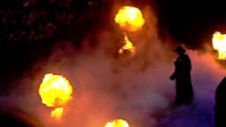 Undertaker Catches Fire in St. Louis