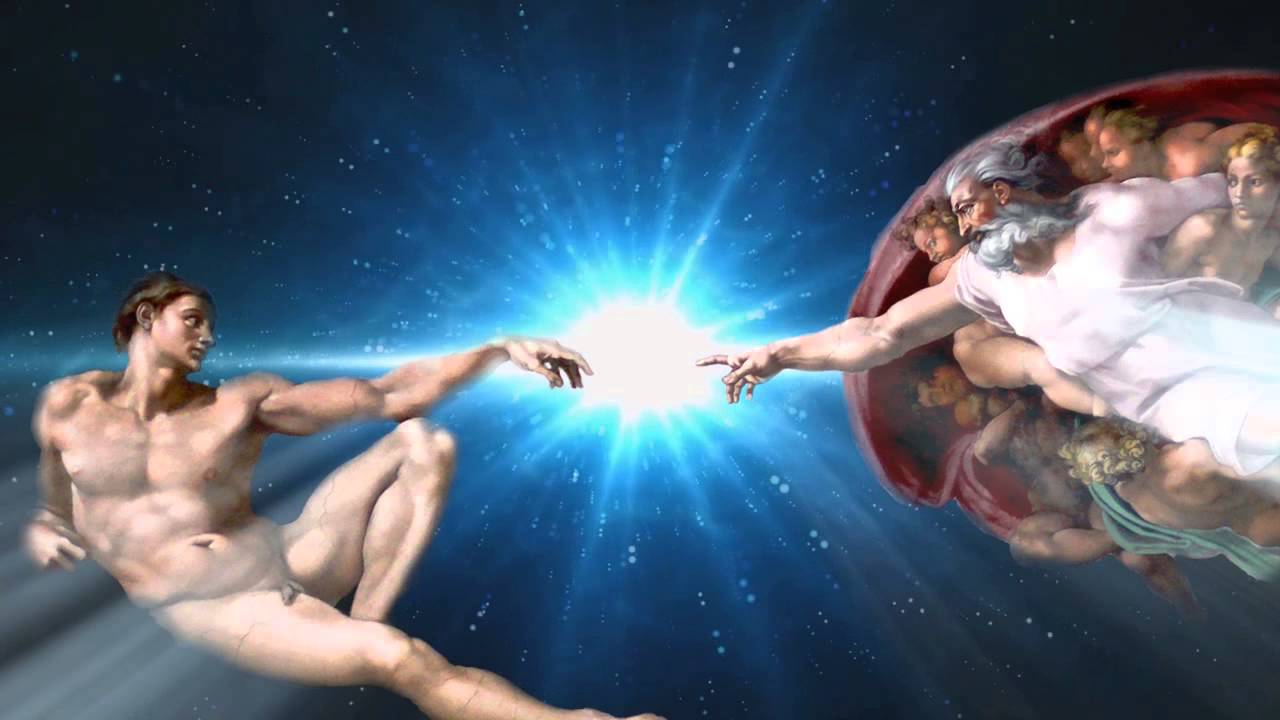 Obra de Arte interveninda La creación de Adán de Miguel Ángel YouTube Obra de Arte interveninda La creación de Adán de Miguel Ángel YouTube