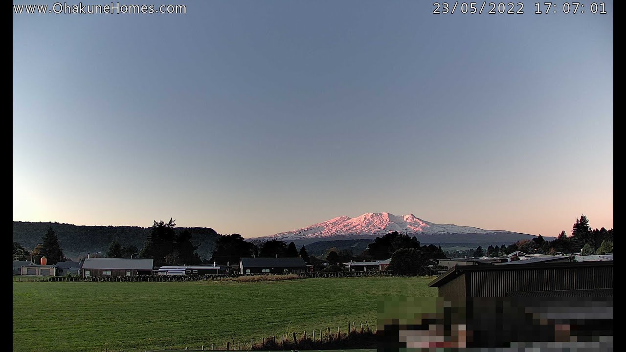 Mt Ruapehu Live Stream from Ohakune, New Zealand