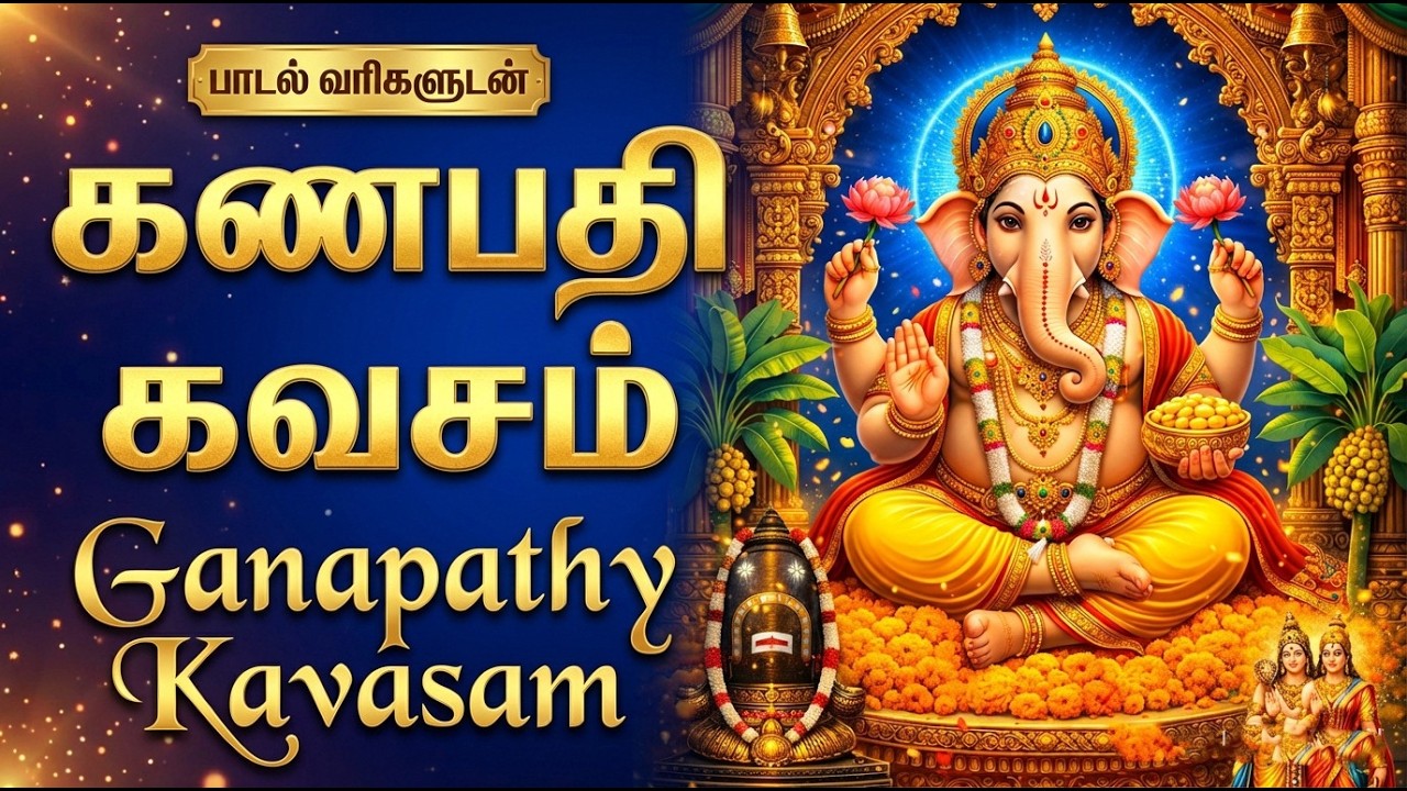 கணபதி கவசம் 108 முறை ஜபம் | வெற்றி உறுதி | Ganapathi Kavasam | Powerful Vinayagar Tamil Bhakti Songs
