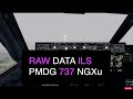 RAW DATA ILS - PMDG 737NGXu  - MR EVIATOR