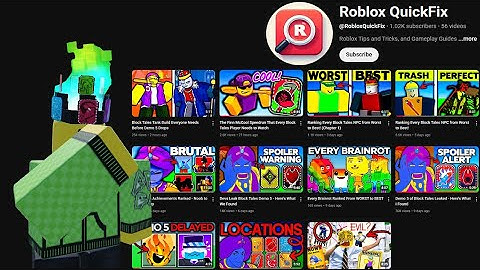 The Block Tales content farm channel that STEALS ART AND VIDEOS