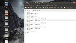 Gnuplot Kile Latex