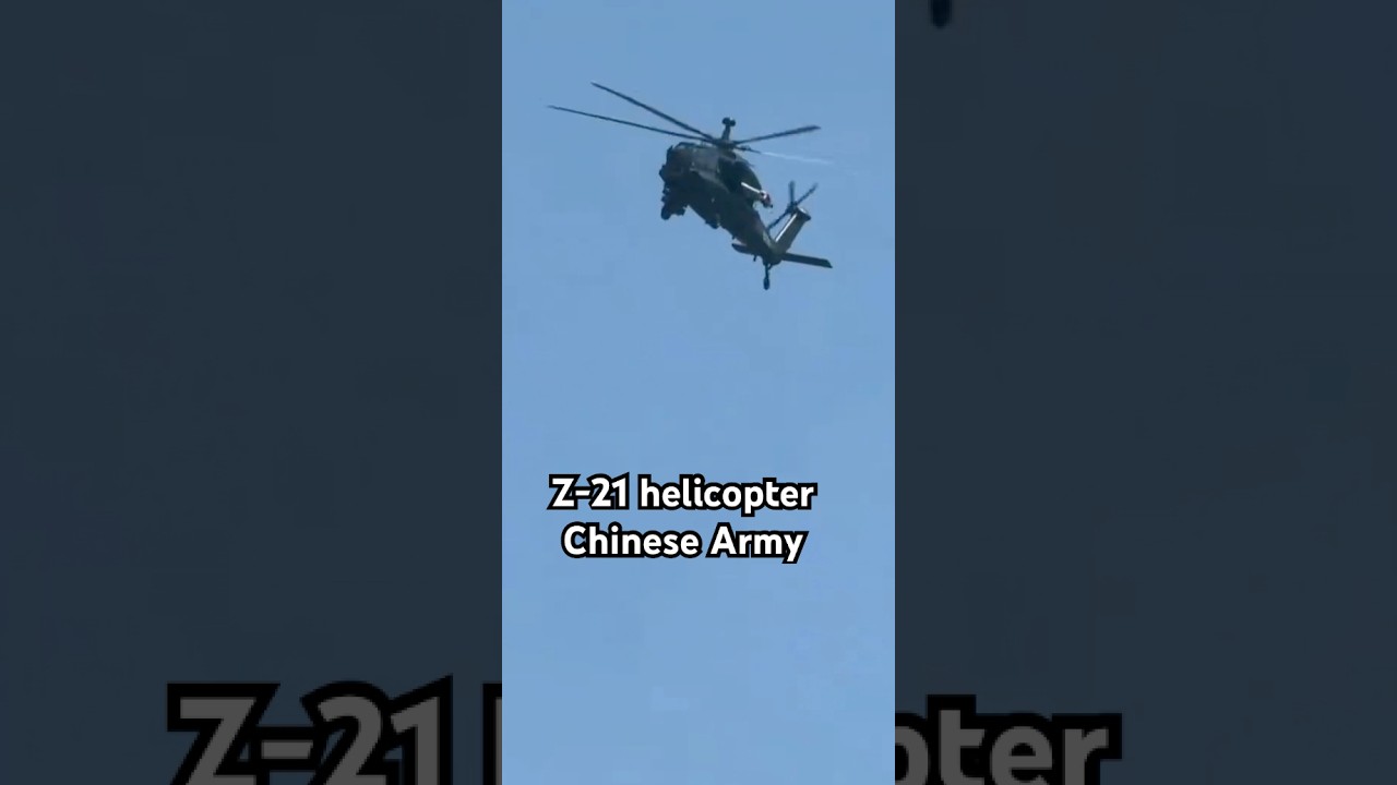 Z-21 heavy attack helicopter. Chinese army. - YouTube