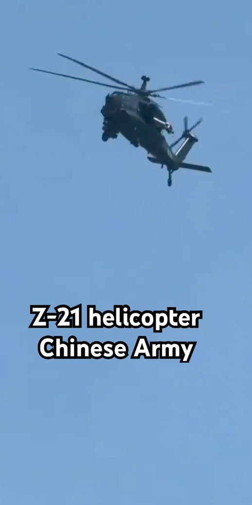Z-21 heavy attack helicopter. Chinese army. - YouTube