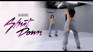 BLACKPINK ‘Shut Down’ Dance Tutorial Mirror + Slow music Resimi
