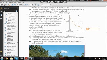Maths Methods Tutorial - Question 12 extended response Chapter 1.3