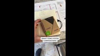Commissioning a retrofit loxone smart home system 🔧 #shorts