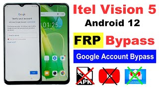 Itel Vision 5 Frp Bypass | Itel Vision 5 Google Lock Remove | Itel frp bypass android 12 @Ajk GSM