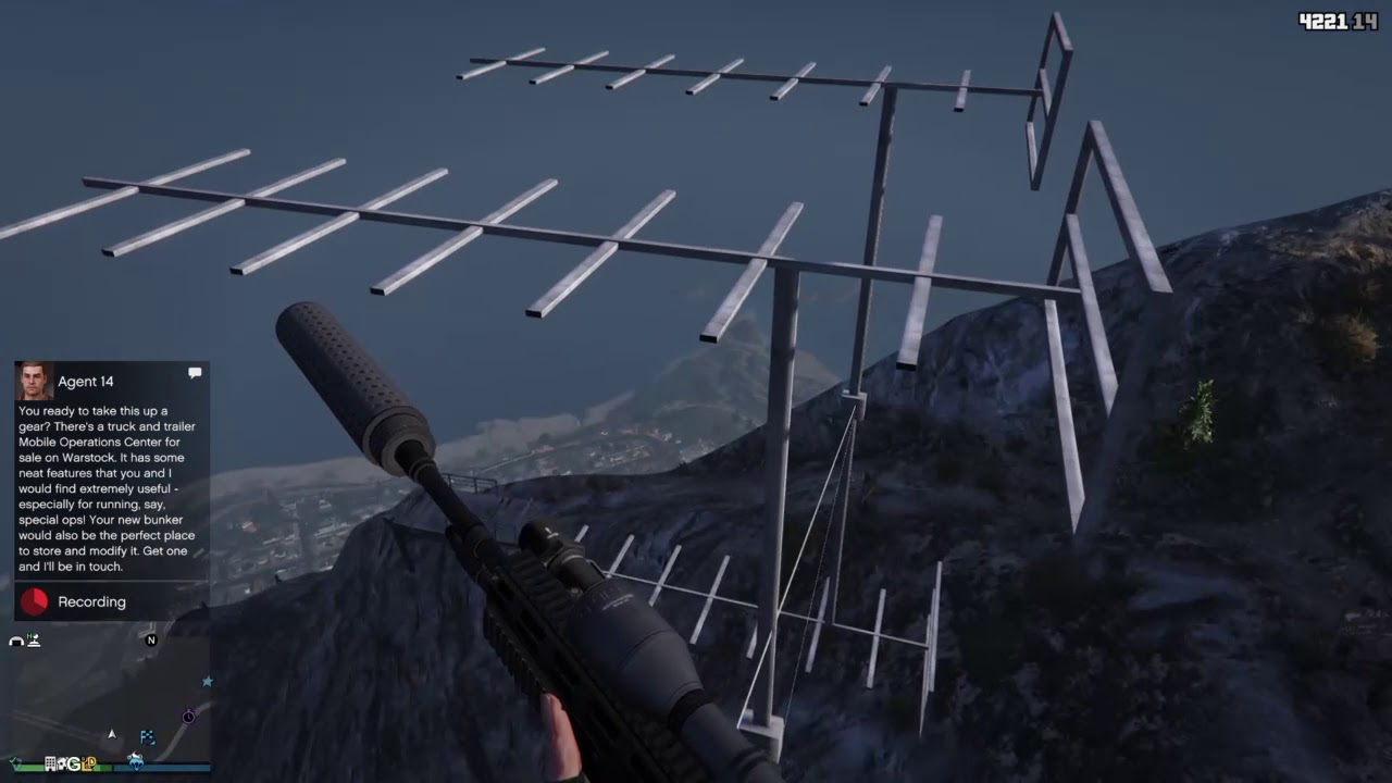 What happens if you shoot the antenna in GTA V Online YouTube