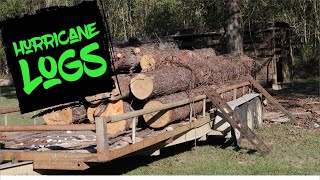 How To Unloaded Logs Without A Tractor