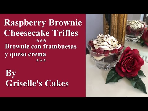 Video: Brownie De Frambuesa Con Queso Crema