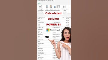 How to Create a Calculated Column in Power BI | DAX for Beginners #powerbi
